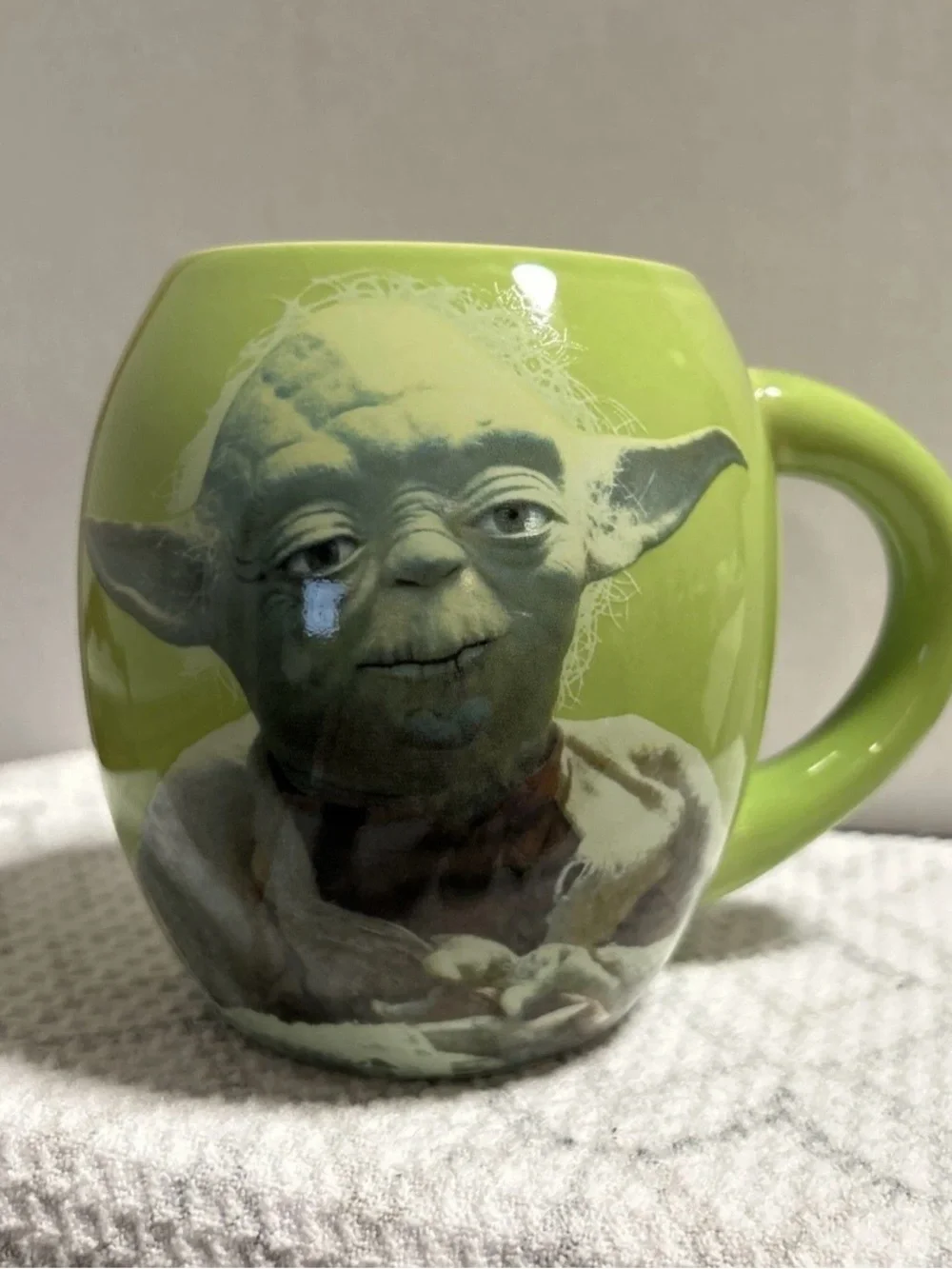 Star Wars Lime Green Yoda Ceramic Mug